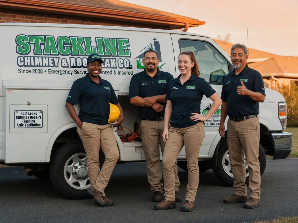 Chimney flashing repair company in Aurora, NC